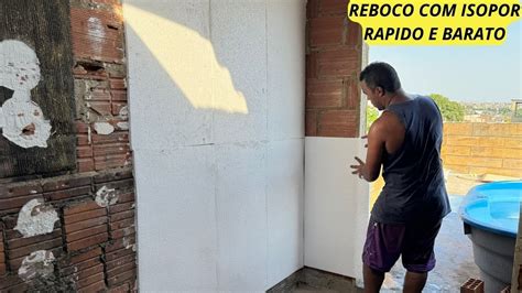 Reboco Do Futuro Adeus Calor Rebocando Isopor Vai Vira Febre Na