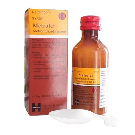 Metrolet 125 Mg 5 Ml Sirup 100 Ml Kegunaan Efek Samping Dosis Dan