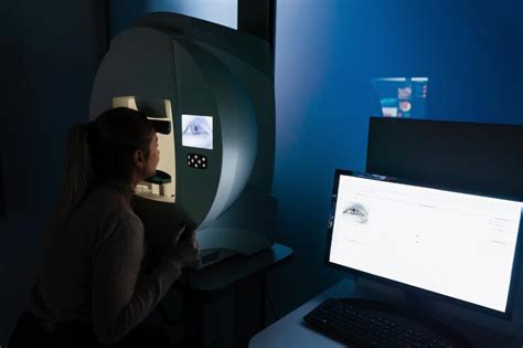 Premium Photo Perimetry Eyes Test For Early Sign Of Glaucoma Of Woman