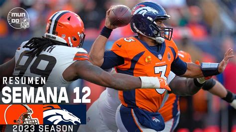 Cleveland Browns Vs Denver Broncos Semana Nfl Nfl