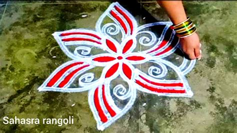 Vaigasi Madham Special Rangoli Design Beautiful Kolam Simple Daily