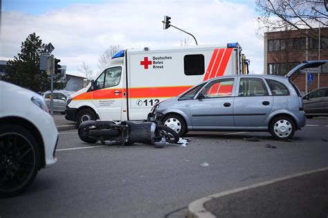 Konstanz Unfall in der Max Stromeyer Straße 67 jährige Rollerfahrerin