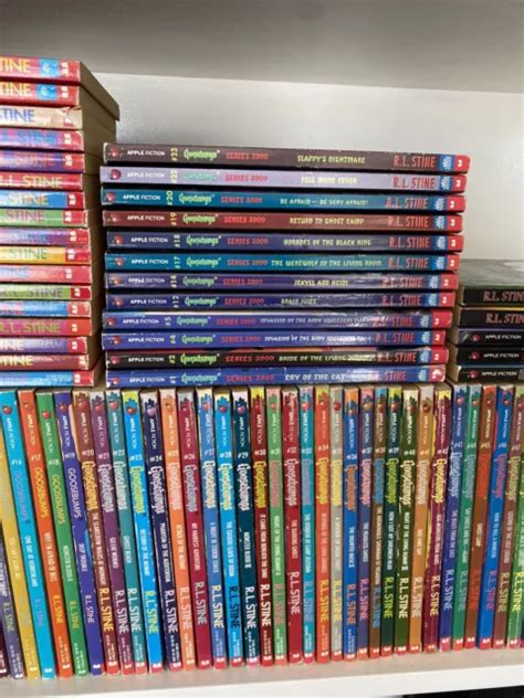 Rl Stine Goosebumps Complete Set 1 62 Original 90s Books Series 2000