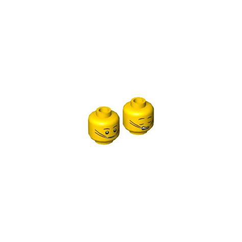 Lego Jayden Minifigure Head Recessed Solid Stud