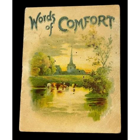 VINTAGE GOLDEN PROVERBS Daily Bible Verse Mini Booklet Words Of Comfort