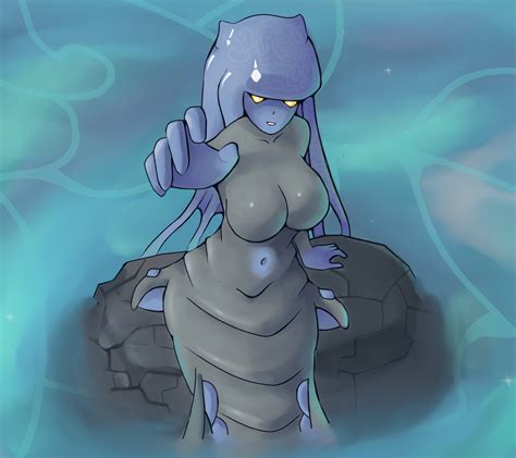 Rule 34 Anahita Terraria Bedroom Eyes Blue Hair Breasts Calamity Mod Fins Glowing Eyes