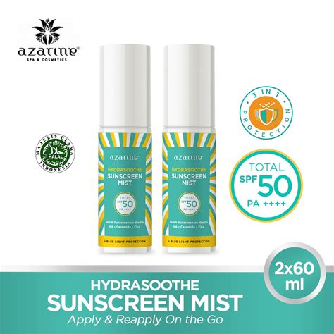 Jual Twin Pack Mist Azarine Hydrasoothe Sunscreen Mist Spf50 Pa