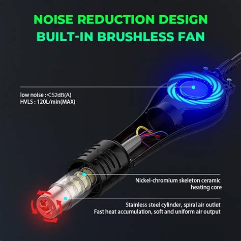 Soldering Station ATETool AM877D Rework Station Hot Air Gun RoboticsDNA