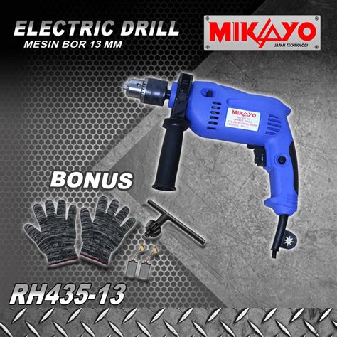 M U 88 Mesin Bor Tembok Set Impact Drill 13 Mm Ryu RID 13 1 REB