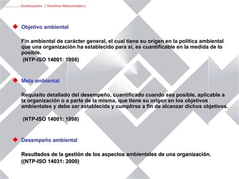 Sistema De Gestion Ambiental Iso 14000 Ppt