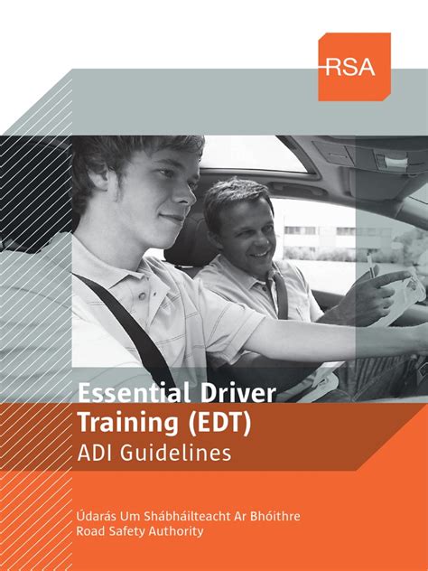 Essential Driver Training Edt Adi Guidelines Pdf Traffic Road