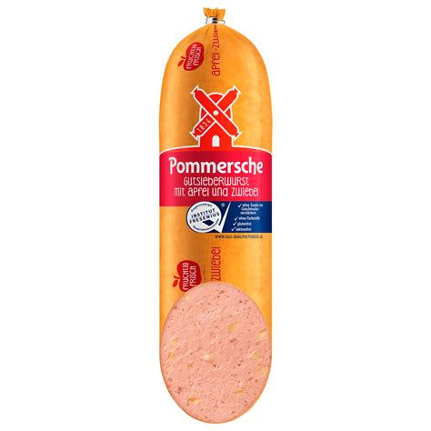 Rügenwalder Mühle Pommersche Gutsleberwurst mit Apfel und Zwiebel bei