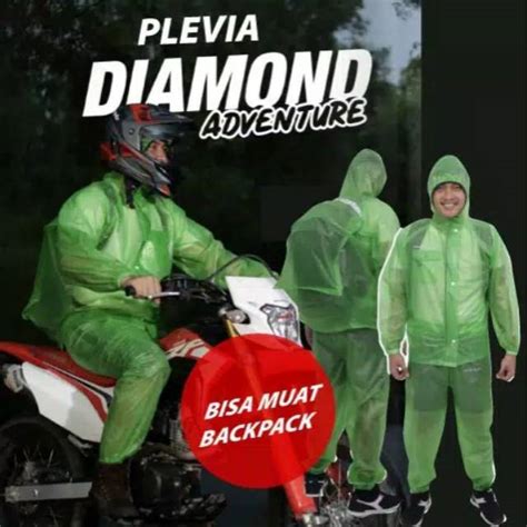 Jual Plevia Diamond Adventure BP 7001 Jas Hujan Murah Back Pack