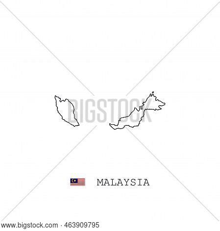 Malaysia Vector Map Vector & Photo (Free Trial) | Bigstock