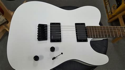 ESP LTD TE 406 EMG Pickups Snow White Satin Reverb