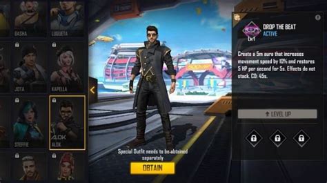 5 Karakter Free Fire Max Terbaik Untuk Rank Mode