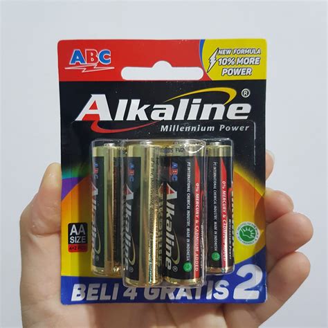 Baterai Abc Alkaline Aa A2 Isi 6 Pcs Lazada Indonesia