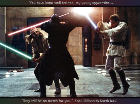 The Phantom Menace Lightsaber Duel