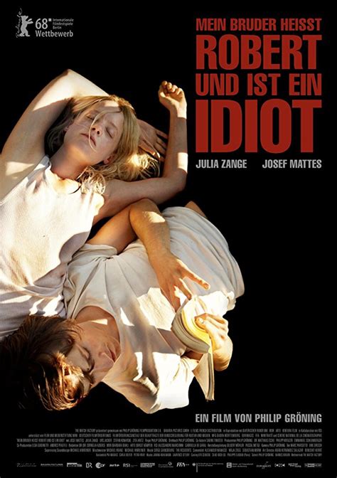 Poster Mein Bruder Hei T Robert Und Ist Ein Idiot Poster My