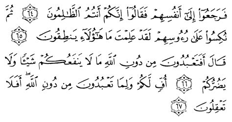 Surah Al Anbiya Ayat Sinau