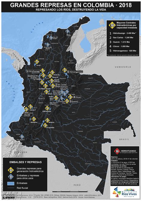 Grandes Represas En Colombia Geoactivismo Org