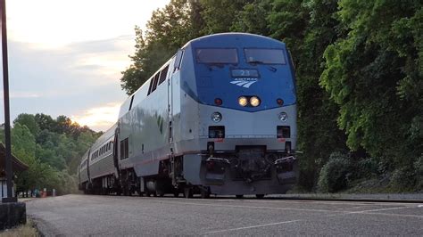 Amtrak General Electric P42dc 23 At Williamsburg Va Youtube