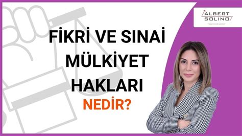 Fikri ve Sınai Mülkiyet Hakları Nedir YouTube