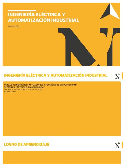 Sesión 03 Metrología Sensórica Y Actuadores Pdf Pdf Solenoide