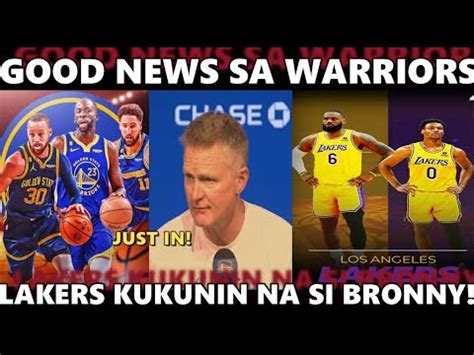 Just In May Good News Sa Warriors Alamin Lakers Confirm Kukunin Na