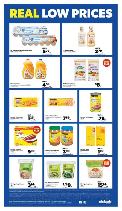 Real Canadian Wholesale Club Flyer April 13 To 19