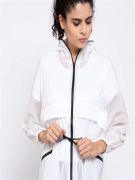 Buy Iki Chic Women White Solid Quick Dry Breathable Sporty Jacket Jackets For Women 14134262