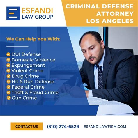 Los Angeles Federal Criminal Defense Attorney Esfandi Law