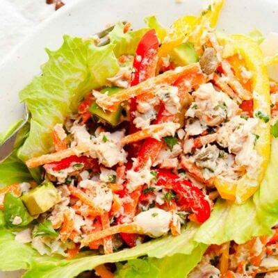 Canned Salmon Salad - iFoodReal.com