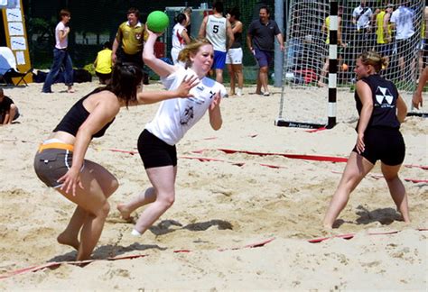 Beachhandball Beachhandball Turnier Sportanlagen Flickr