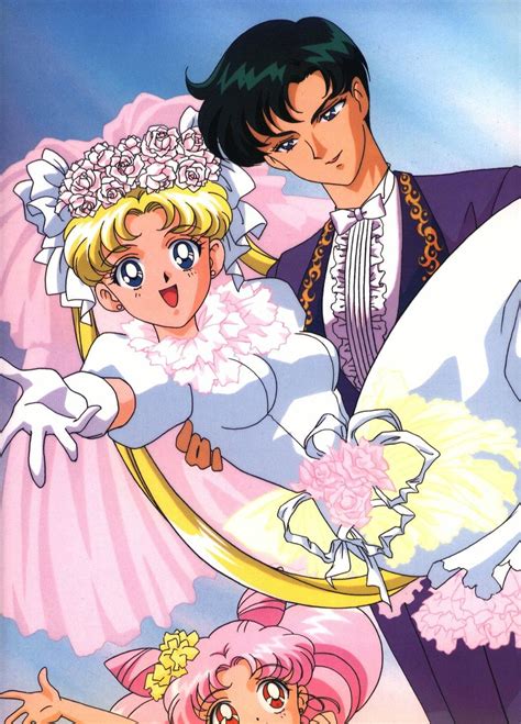 Serena And Darien S Wedding Sailor Moon Wallpaper Sailor Moon Art