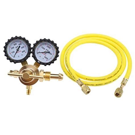 0 600 PSI Delivery Pressure Nitrogen Regulator Brass CGA580 Inlet 1 4