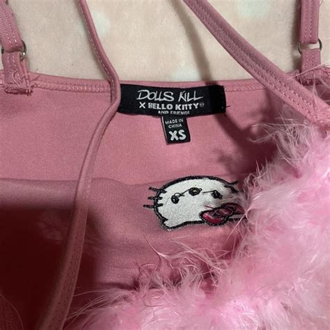 Dolls Kill Womens Pink Vest Depop