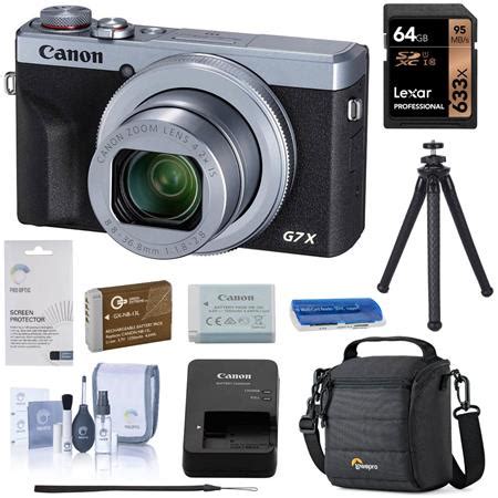 Canon PowerShot G7 X Mark III Point and Shoot Camera Silver w ...