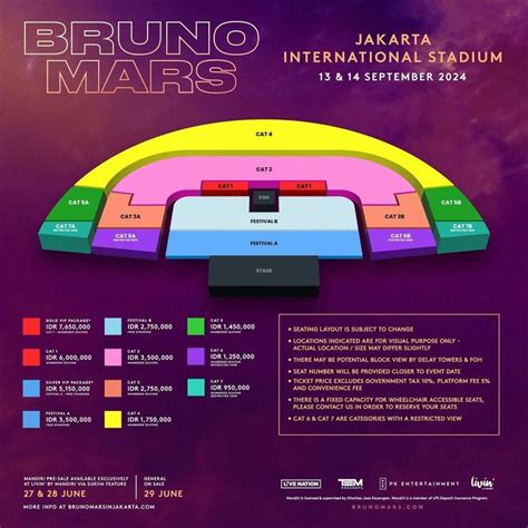 Harga Mulai Dari Rp 1 Jutaan Yuk Intip Daftar Harga Tiket Konser Bruno