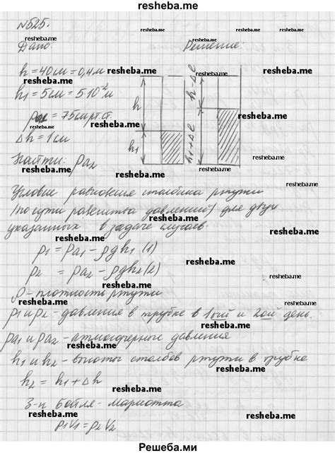 ГДЗ по физике для 10 класса А.П. Рымкевич - задание / 525