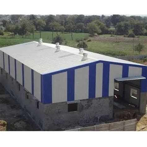 Mild Steel Sheet Material Prefab Godown Roofing Shed Thickness To