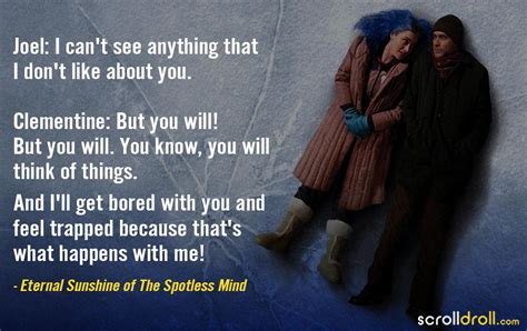 Quotes Dialogues From Eternal Sunshine Of The Spotless Mind The