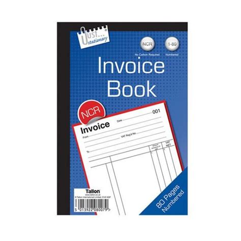 Numbered Duplicate Invoice Receipt Book Ncr No Carbon Required Pad