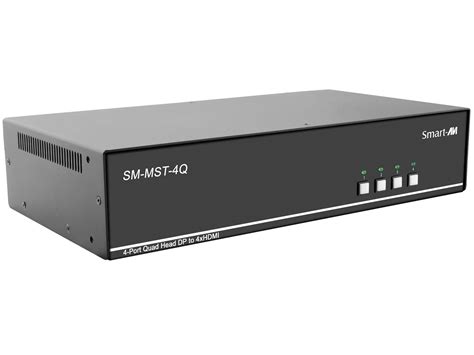 SM MST 4Q Smart AVI SM MST 4Q 4PORT KVM MST WITH QUAD 4K HDMI OUT