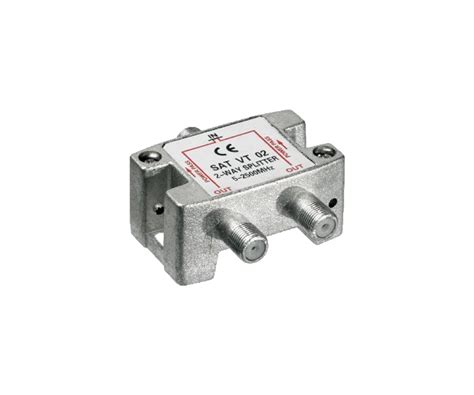 DINIC Kabel Shop DINIC Premium 2 fach SAT Verteiler für Satelliten