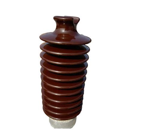 Brown 5 9 Inch Width Ceramics Post Insulator For Electrical