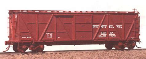 10054 X23 Ss Boxcar Rebuilt Plate Door Old Roof Prr