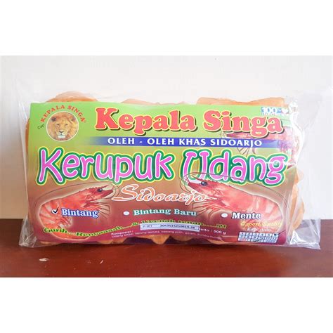 Jual Kerupuk Udang Bintang Kepala Singa Camilan Oleh Oleh Surabaya