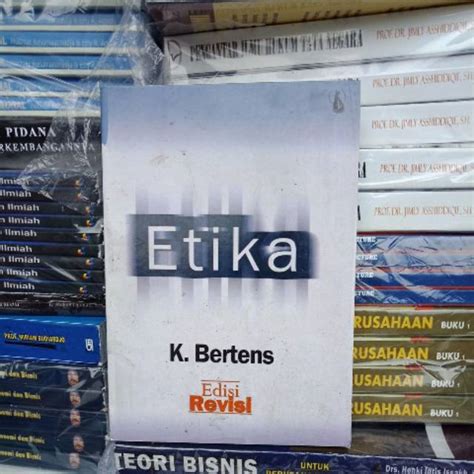 Jual Etika Edisi Revisi By K Bertens Shopee Indonesia