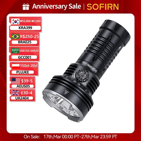 Sofirn If Powerful Usb C Rechargeable Edc Flashlight Ipx Waterproof